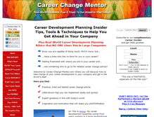 Tablet Screenshot of career-change-mentor.com